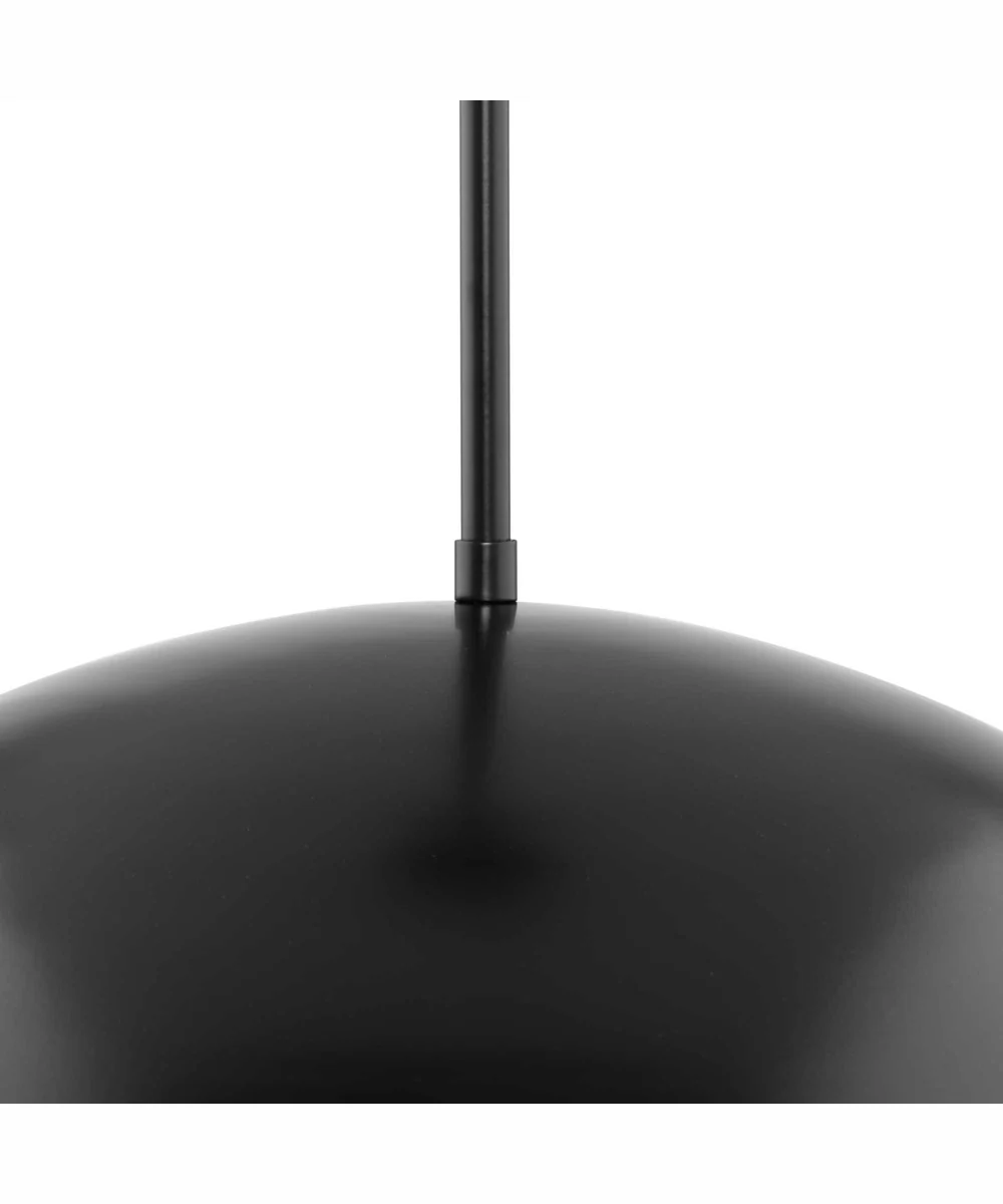 Perimeter 1-Light Mid-Century Modern Pendant with metal Shade Matte Black - Image 8