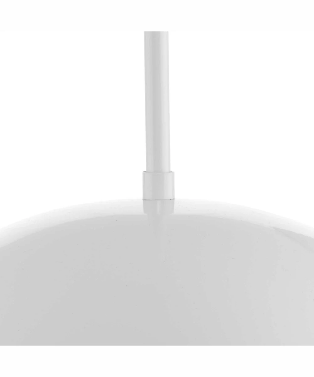 Perimeter 1-Light Mid-Century Modern Pendant with metal Shade White - Image 8