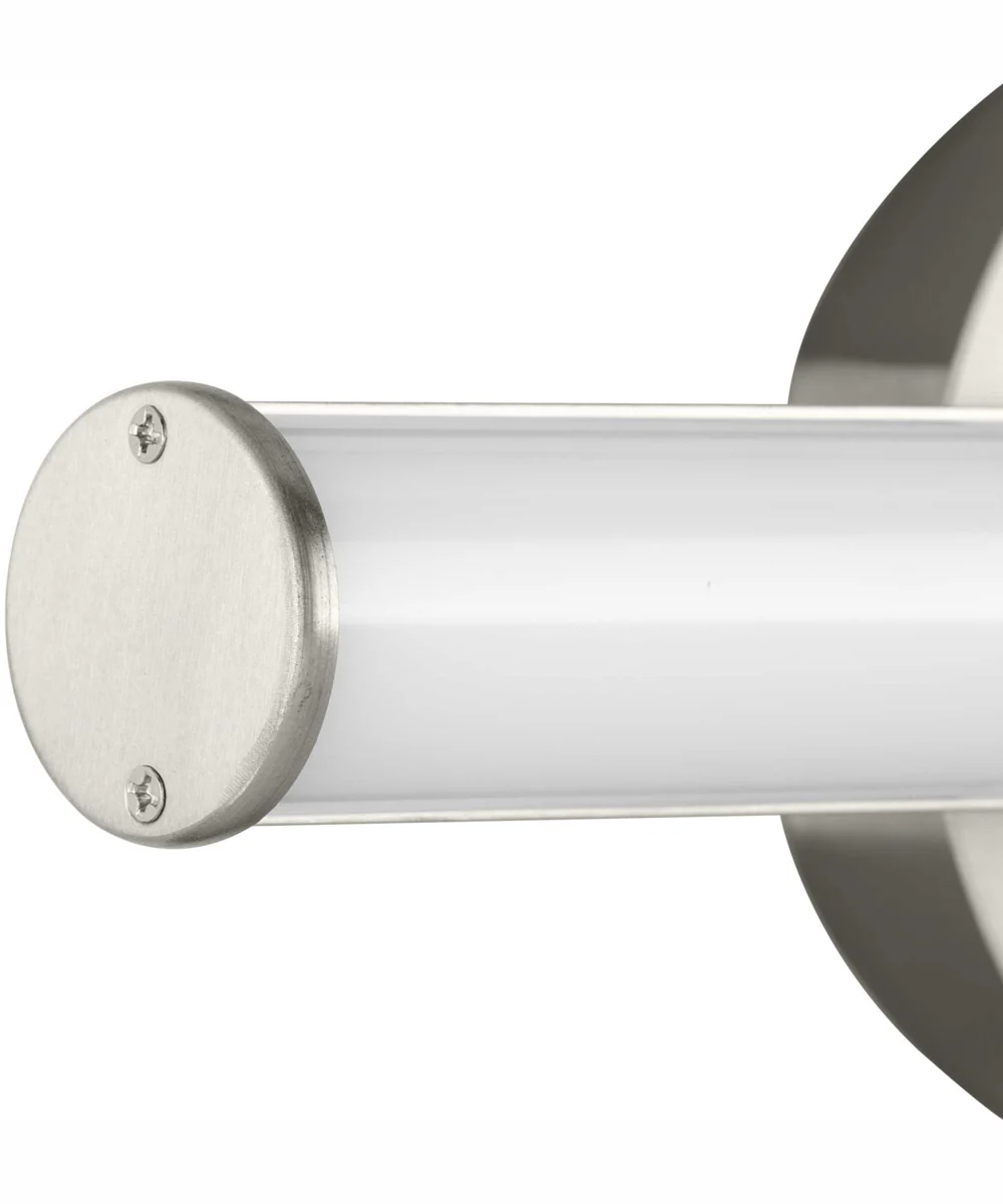 Phase 3 16 in. Small Modern 3CCT Integrated LED Linear Vanity Light Brushed Nickel - Image 5