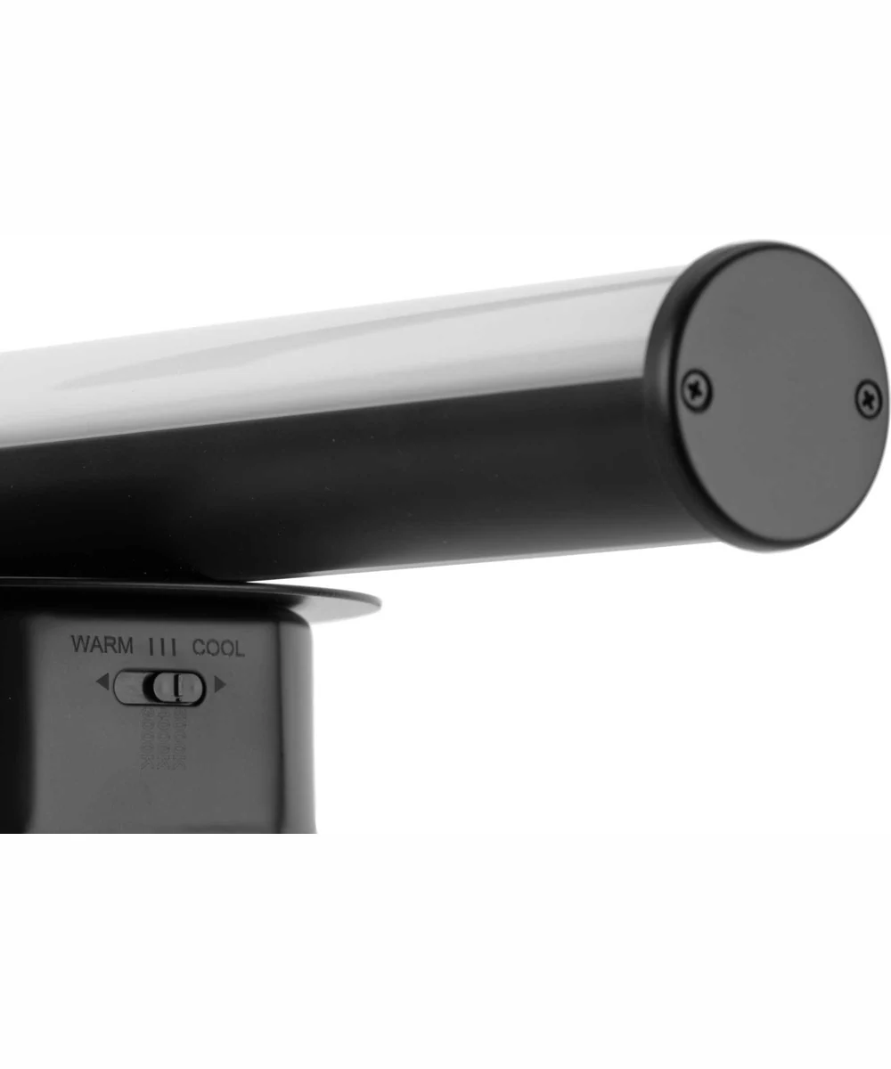 Phase 3 16 in. Small Modern 3CCT Integrated LED Linear Vanity Light Matte Black - Image 3