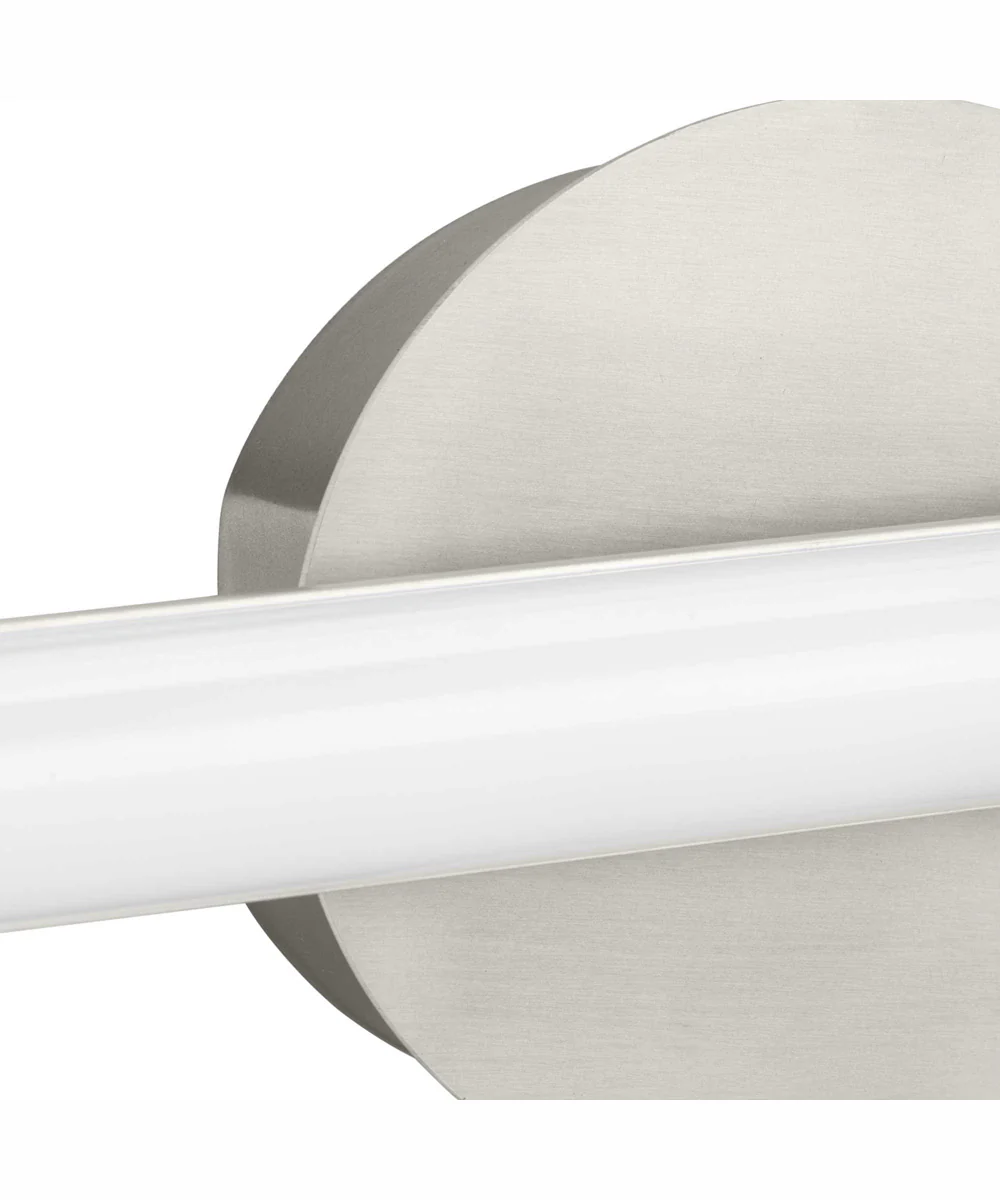 Phase 3 24 in. Medium Modern 3CCT Integrated LED Linear Vanity Light Brushed Nickel - Image 8
