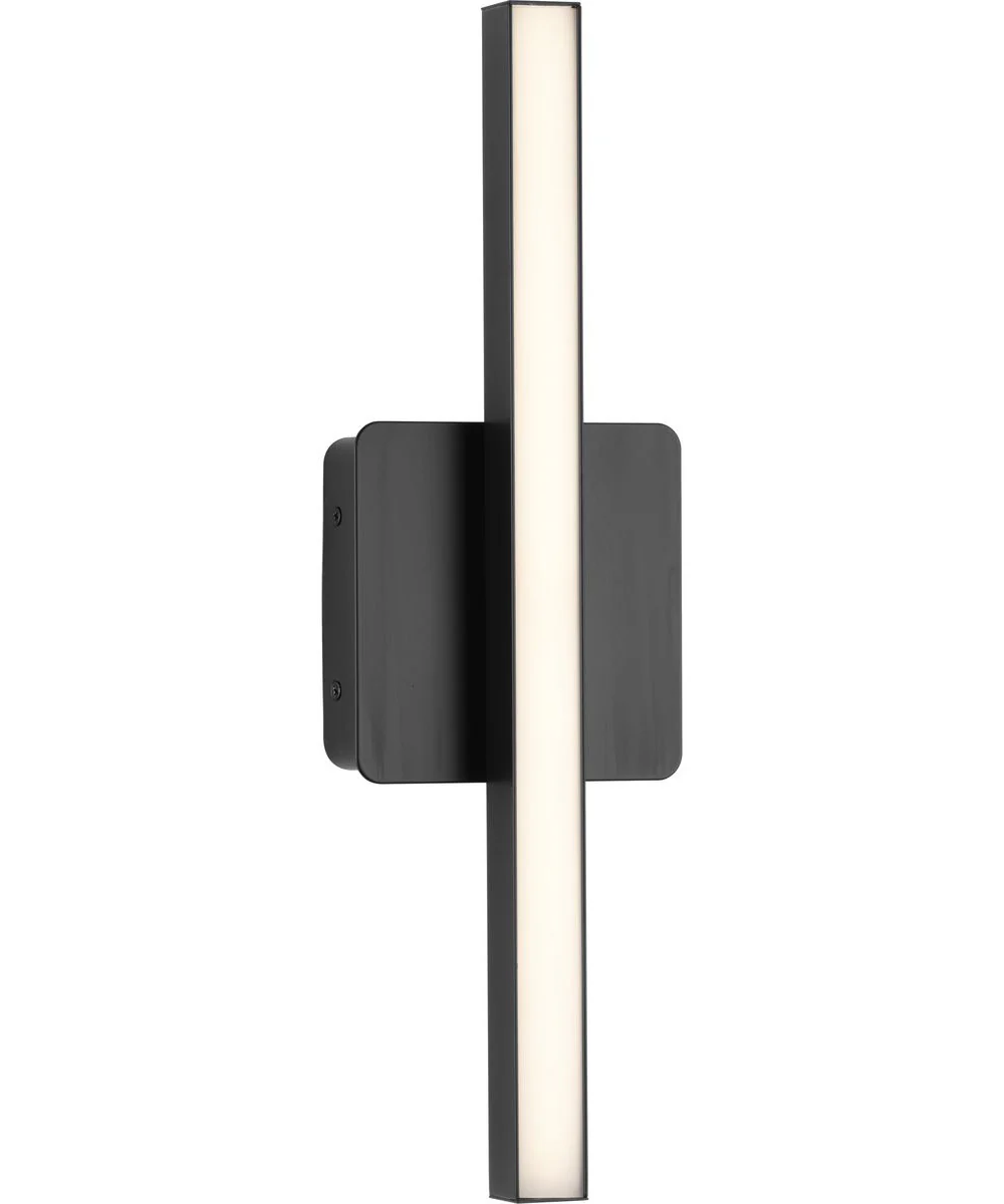 Phase 4 16 in. Small Modern Integrated 3CCT Integrated LED Linear Vanity Light Matte Black - Image 2