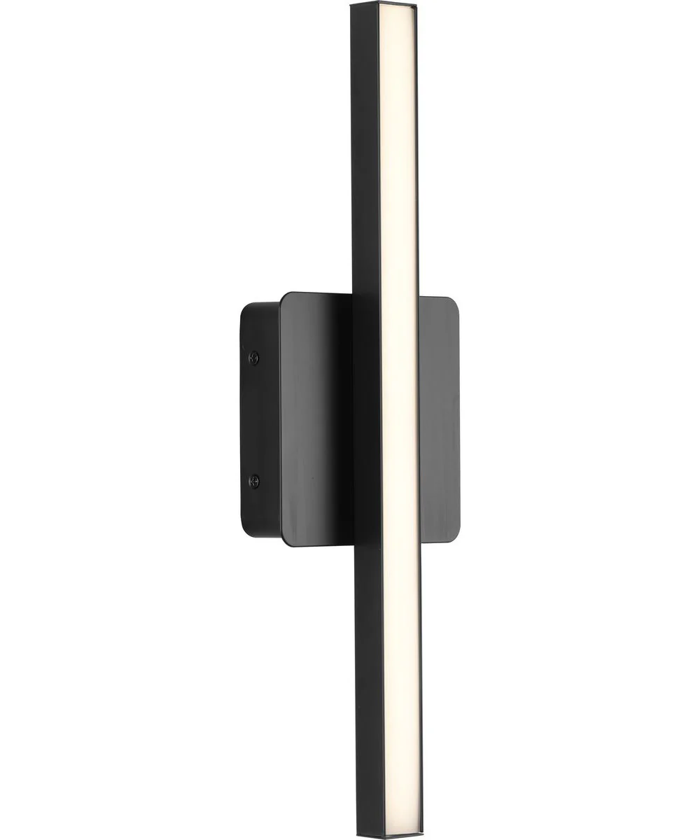 Phase 4 16 in. Small Modern Integrated 3CCT Integrated LED Linear Vanity Light Matte Black - Image 3