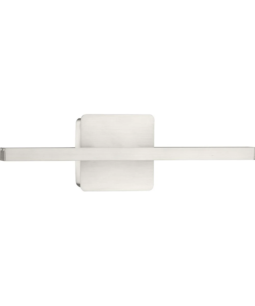 Phase 5 16 in. Slim Modern 3CCT Integrated LED Linear Vanity Light Brushed Nickel