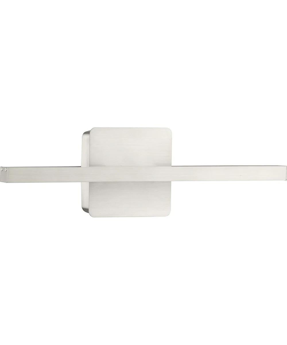 Phase 5 16 in. Slim Modern 3CCT Integrated LED Linear Vanity Light Brushed Nickel - Image 2