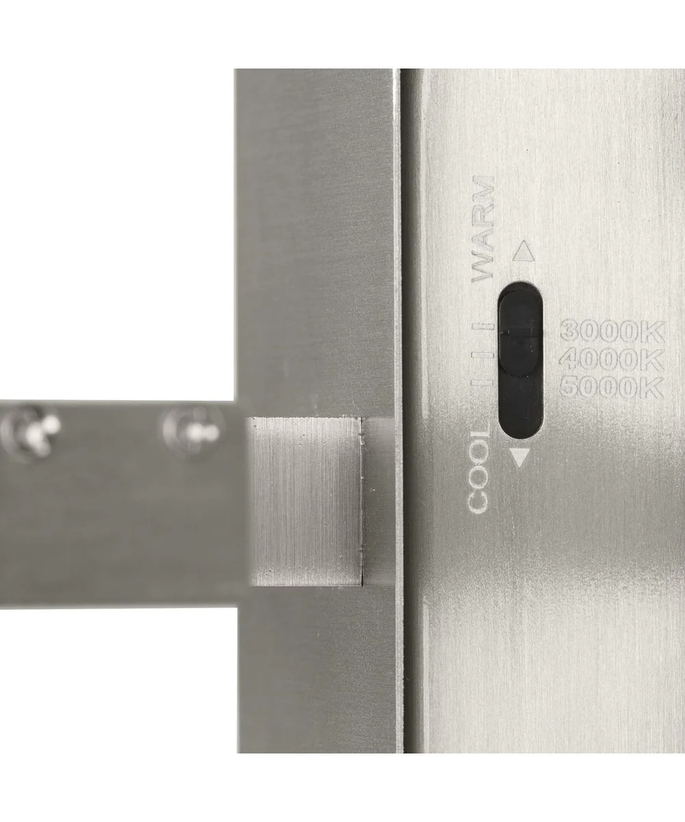 Phase 5 16 in. Slim Modern 3CCT Integrated LED Linear Vanity Light Brushed Nickel - Image 9
