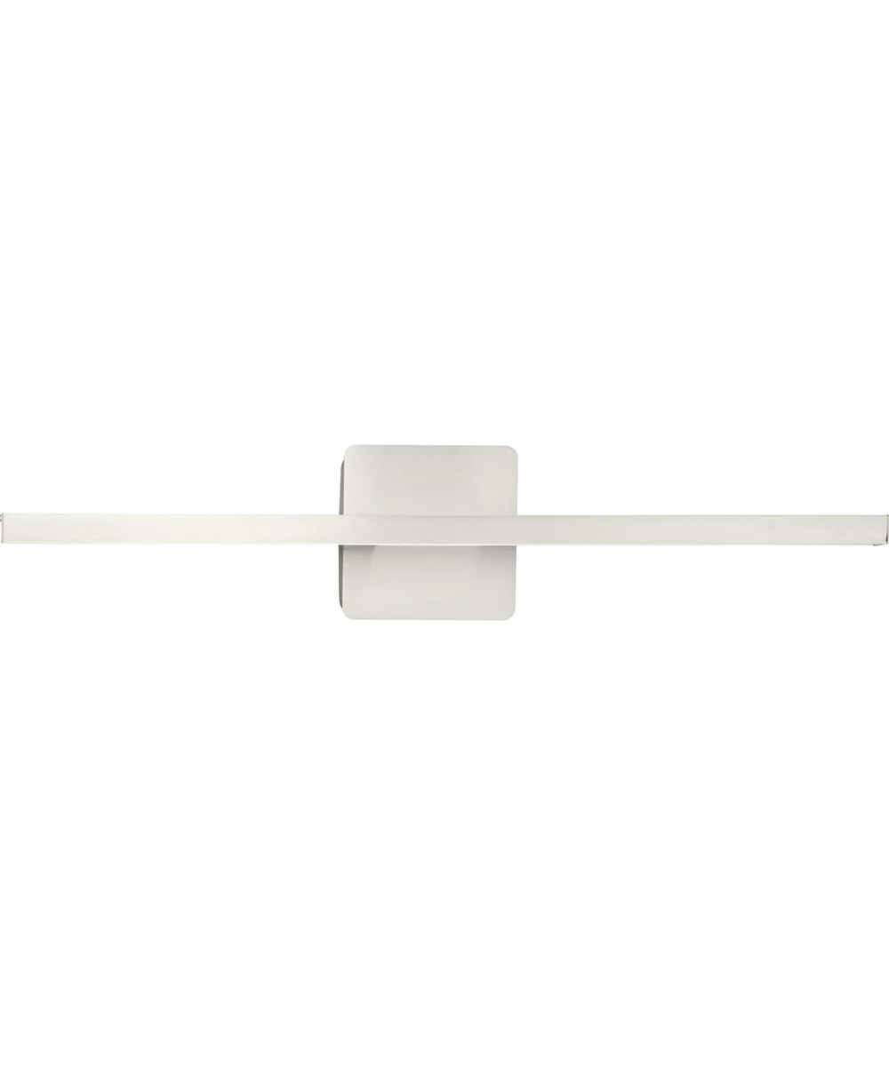 Phase 5 24 in. Slim Modern 3CCT Integrated LED Linear Vanity Light Brushed Nickel - Image 2