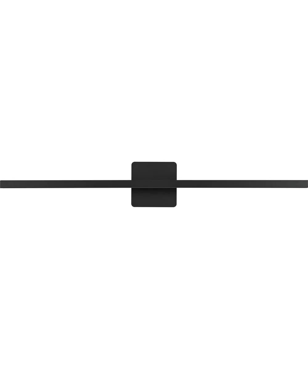 Phase 5 32 in. Slim Modern 3CCT Integrated LED Linear Vanity Light Matte Black - Image 2
