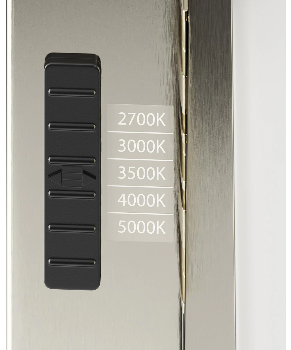 Phase 6.1 24 in. 5CCT Integrated LED Linear Vanity Light Brushed Nickel - Image 10