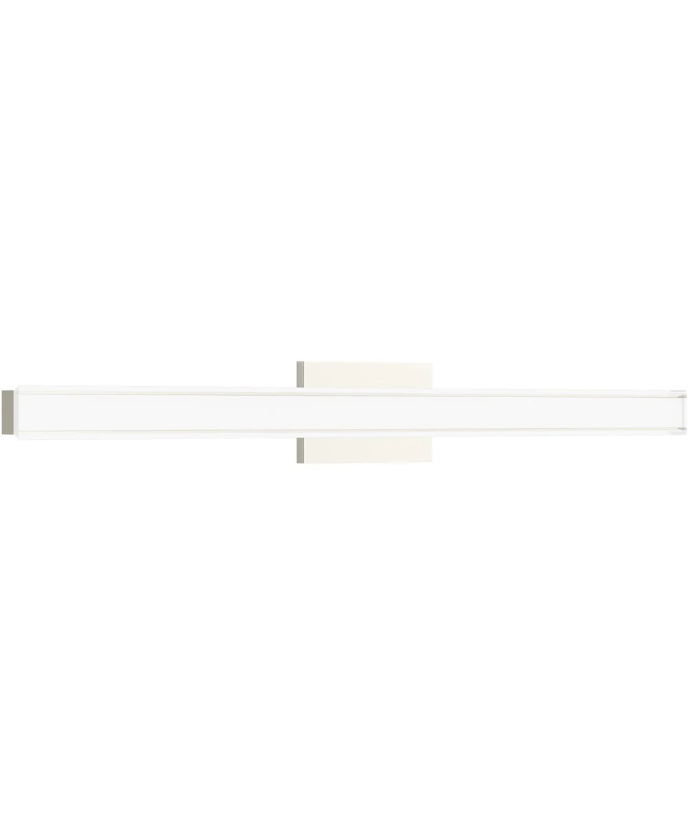 Phase 6.3 36 in. 5CCT Integrated LED Linear Vanity Light Brushed Nickel