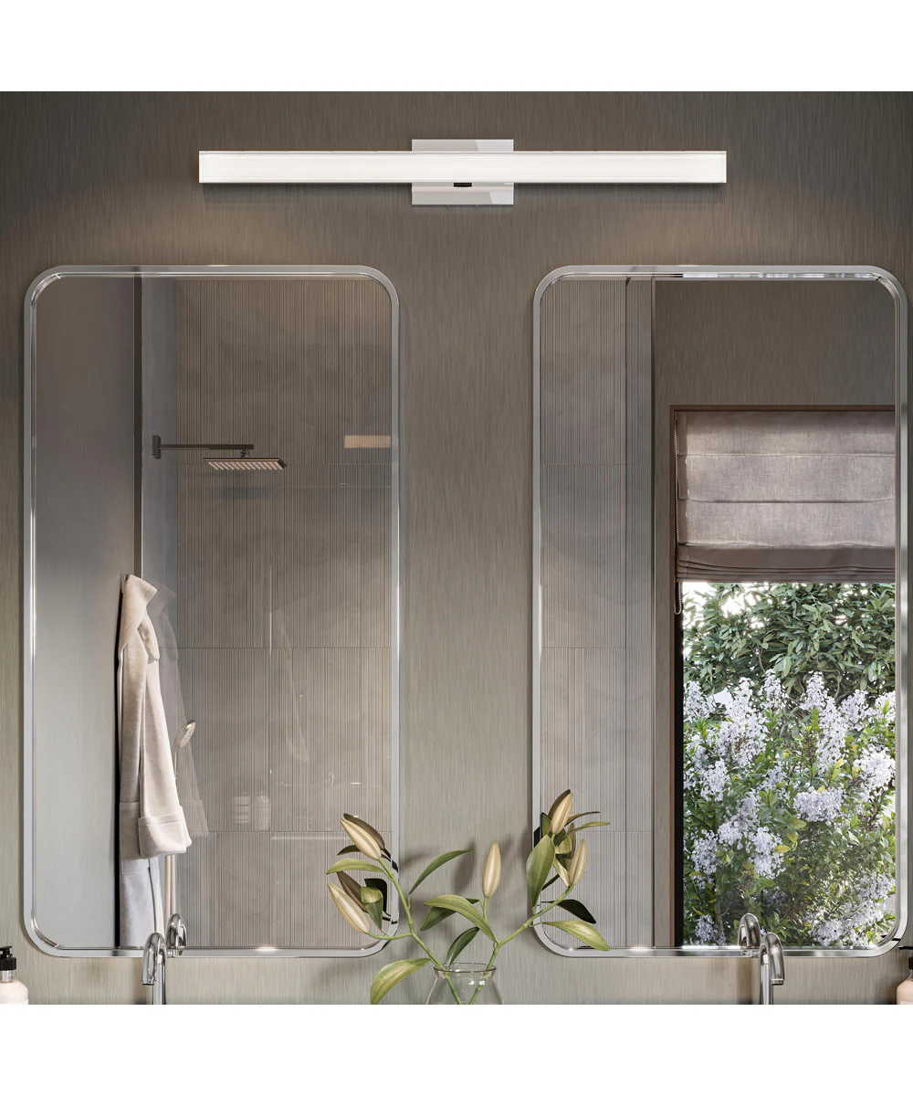 Phase 6.3 36 in. 5CCT Integrated LED Linear Vanity Light Polished Chrome - Image 12