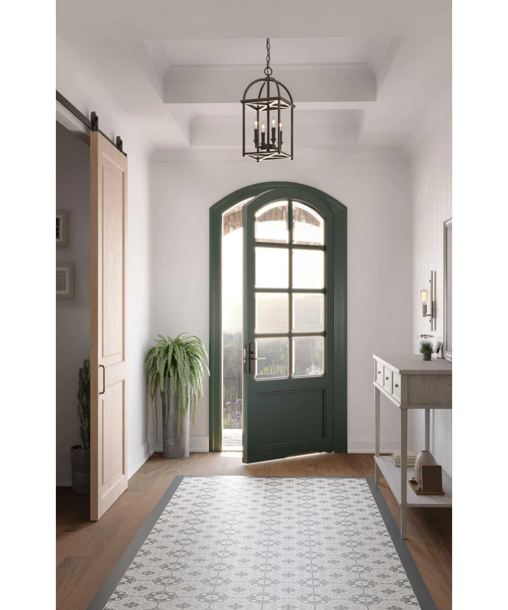 Piedmont 4-Light Foyer Lantern Antique Bronze - Image 4
