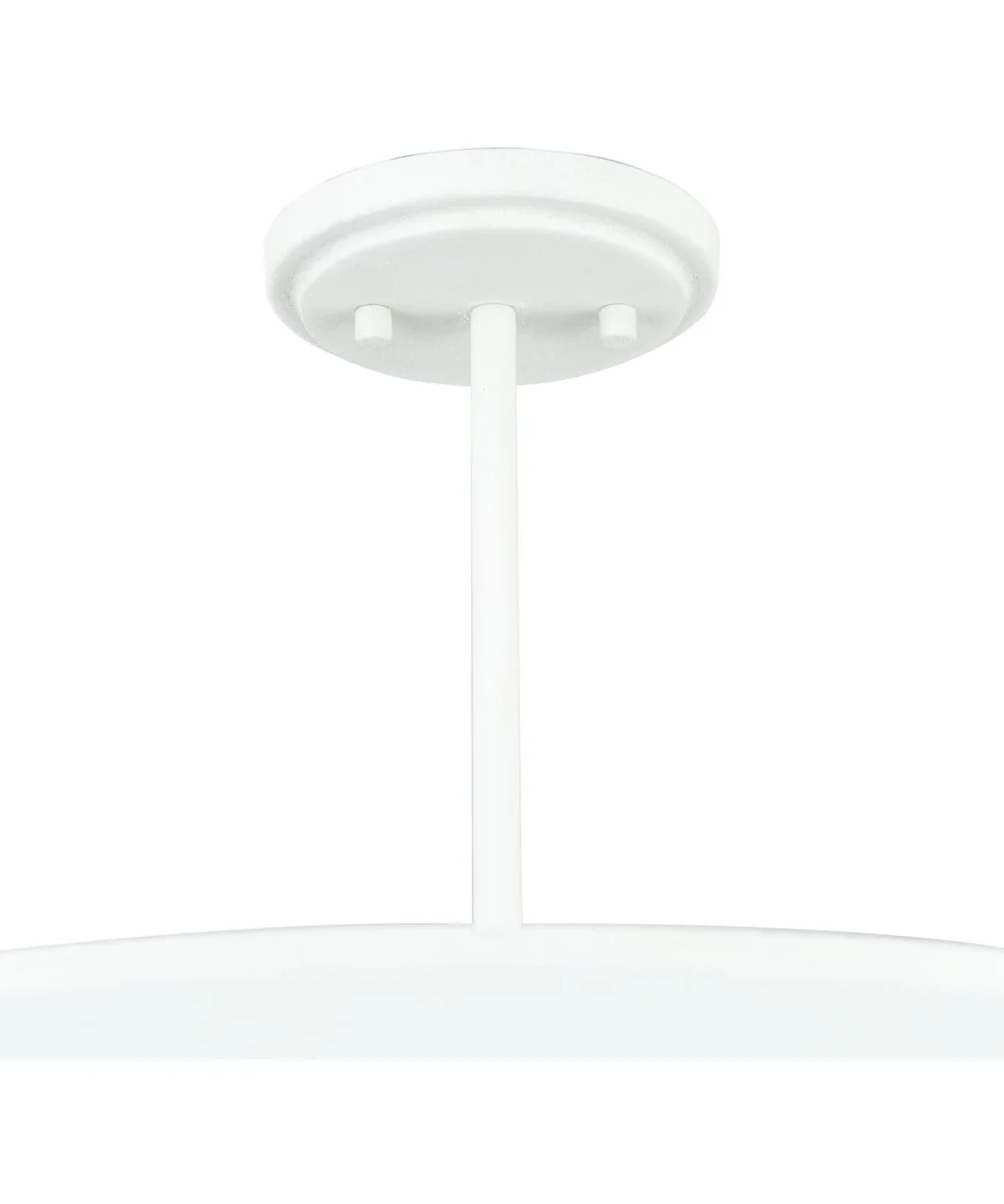 Pinellas 25 in. 4-Light Flush Mount White Plaster - Image 9