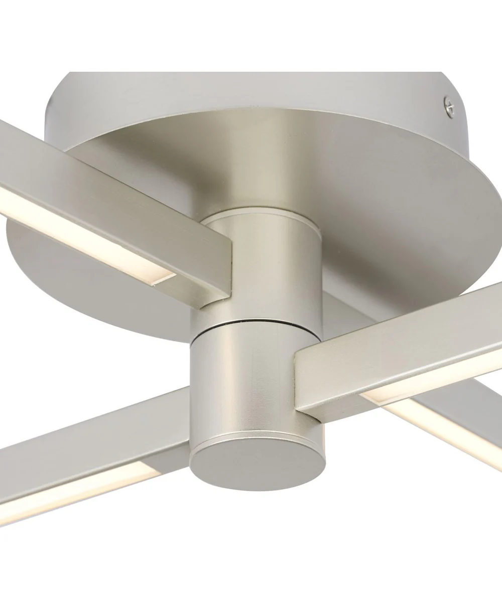 Pivot LED 4-Light Semi-Flush or Wall Mount Fixture Burnished Nickel - Image 10