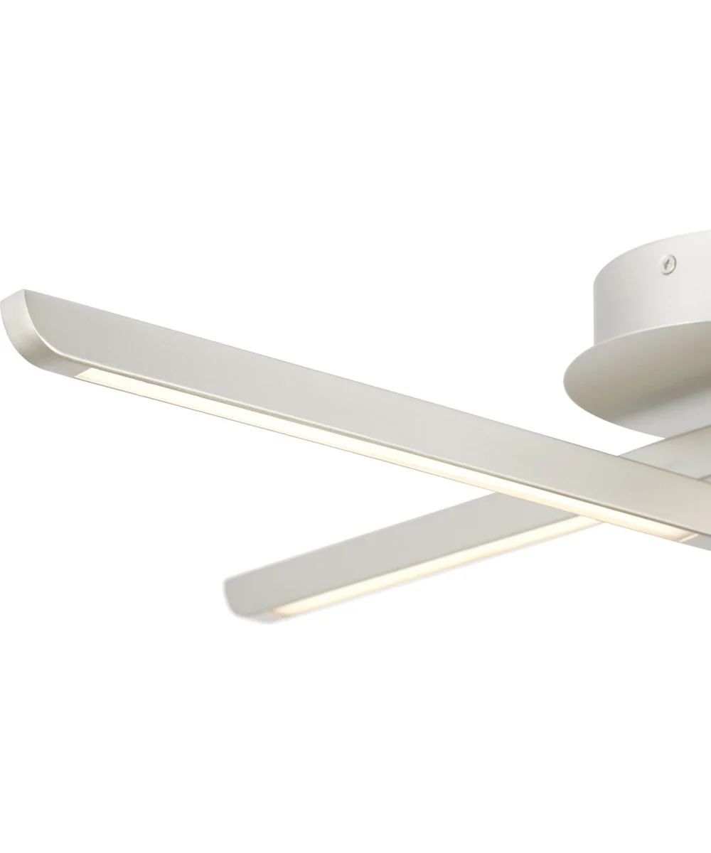 Pivot LED 4-Light Semi-Flush or Wall Mount Fixture Burnished Nickel - Image 11