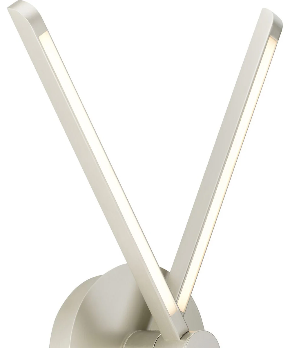 Pivot LED 4-Light Semi-Flush or Wall Mount Fixture Burnished Nickel - Image 12