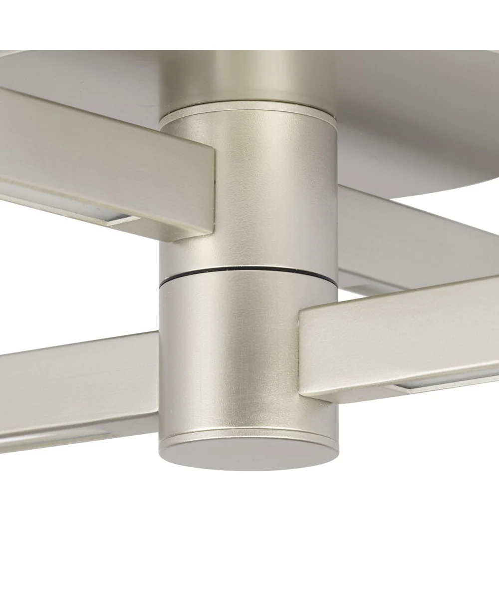 Pivot LED 4-Light Semi-Flush or Wall Mount Fixture Burnished Nickel - Image 9