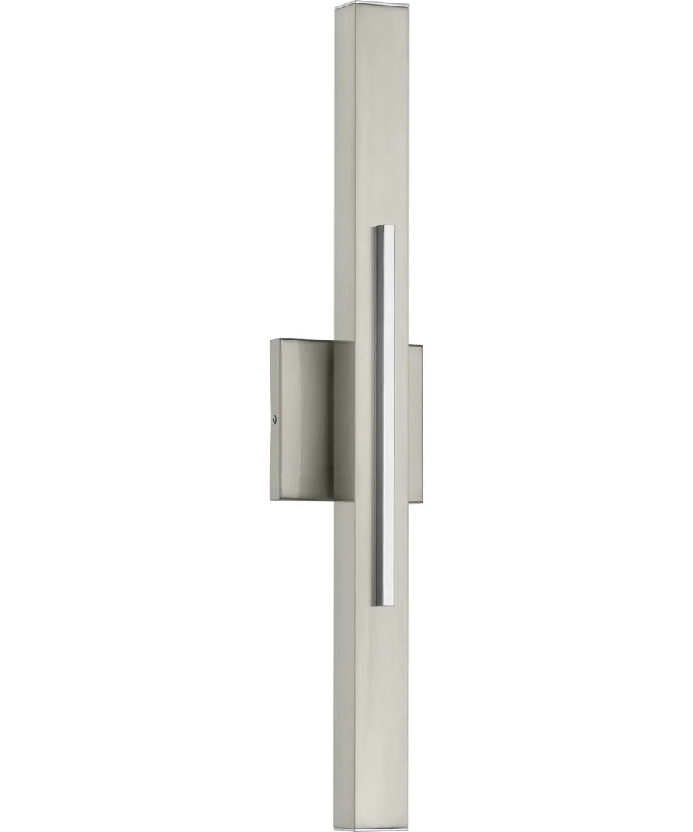 Planck LED 2-Light LED Wall Sconce, Finish Brushed Nickel - Image 4