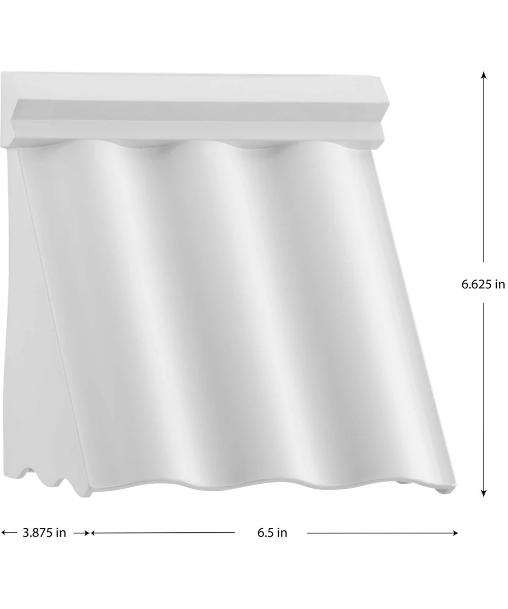 POINT DUME® Wakecrest LED Outdoor Wall Lantern with DURASHIELD Shelter White - Image 4