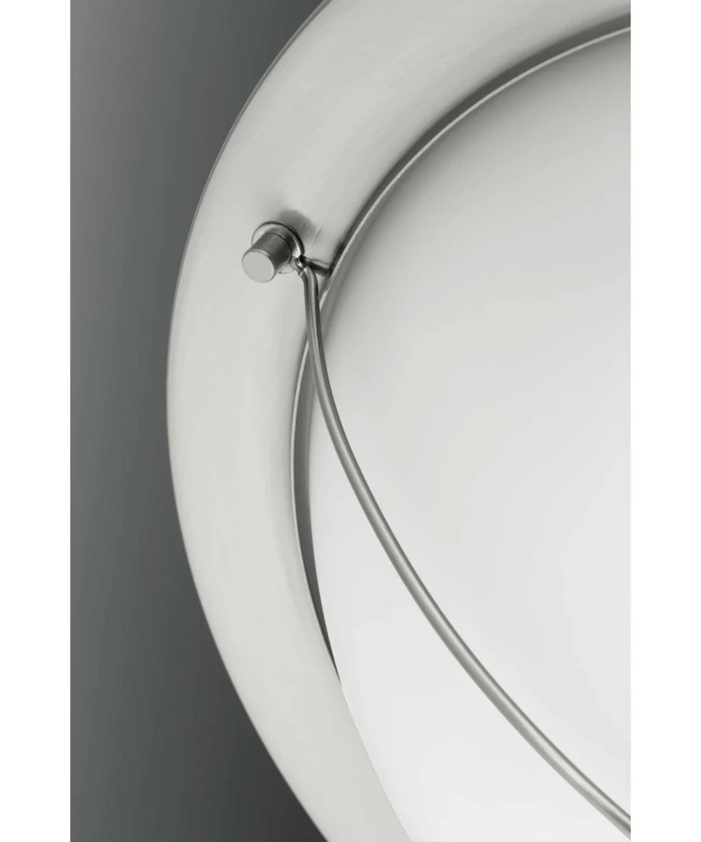 Portal 1-Light 13" LED Flush Mount Brushed Nickel - Image 2