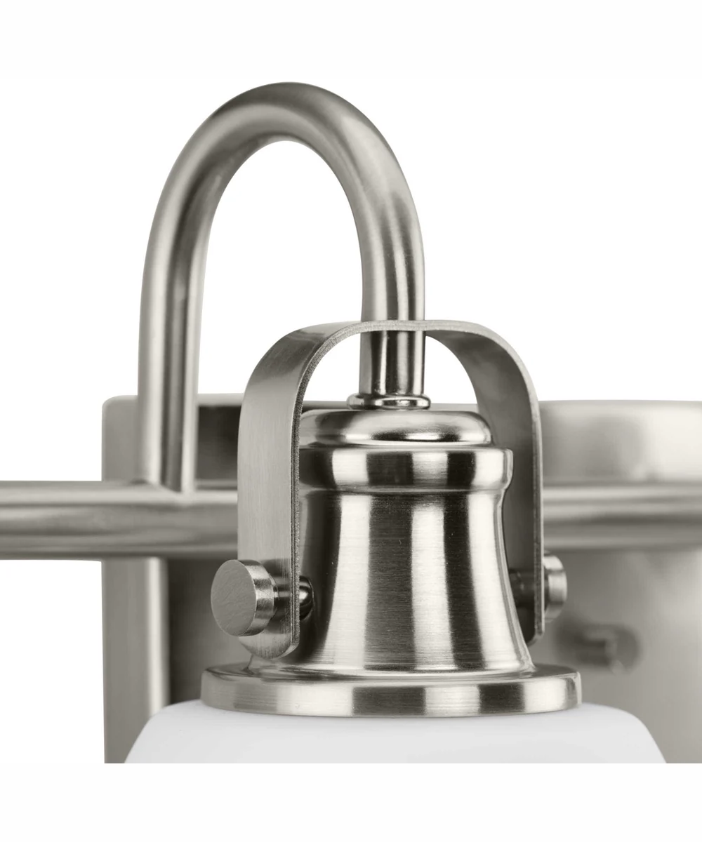 Preston 2-Light Coastal Bath Vanity Light Brushed Nickel - Image 5