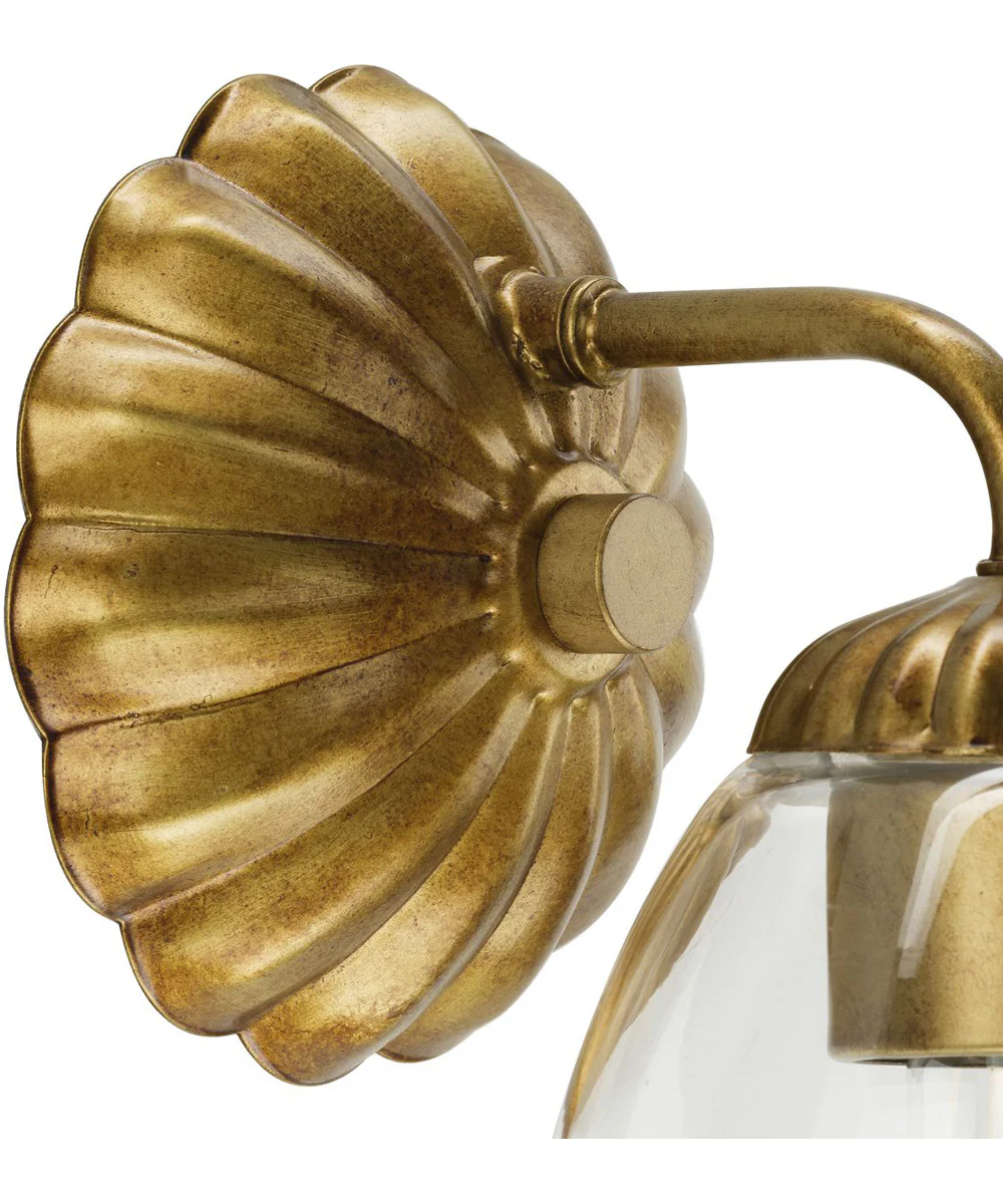 Quillan 1-Light Transitional Bath & Vanity Light Gold Ombre - Image 8