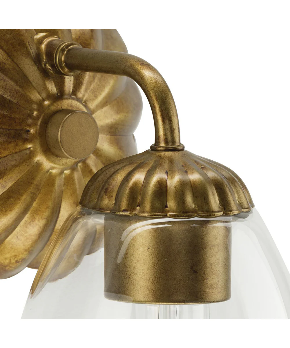 Quillan 1-Light Transitional Bath & Vanity Light Gold Ombre - Image 9