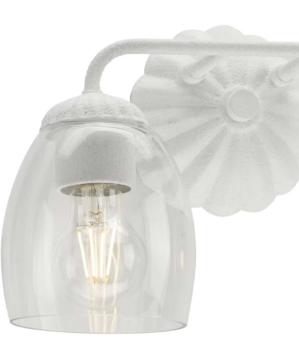 Quillan 2-Light Transitional Bath & Vanity Light White Plaster - Image 9