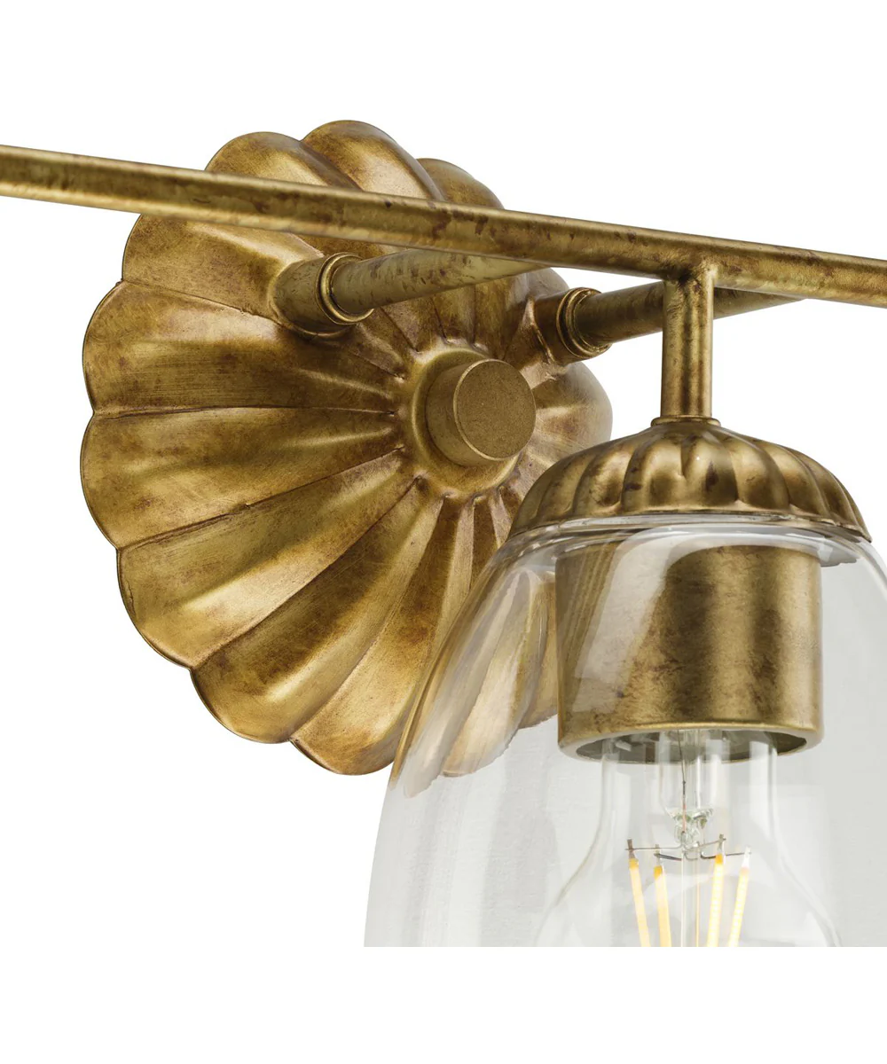 Quillan 3-Light Transitional Bath & Vanity Light Gold Ombre - Image 8