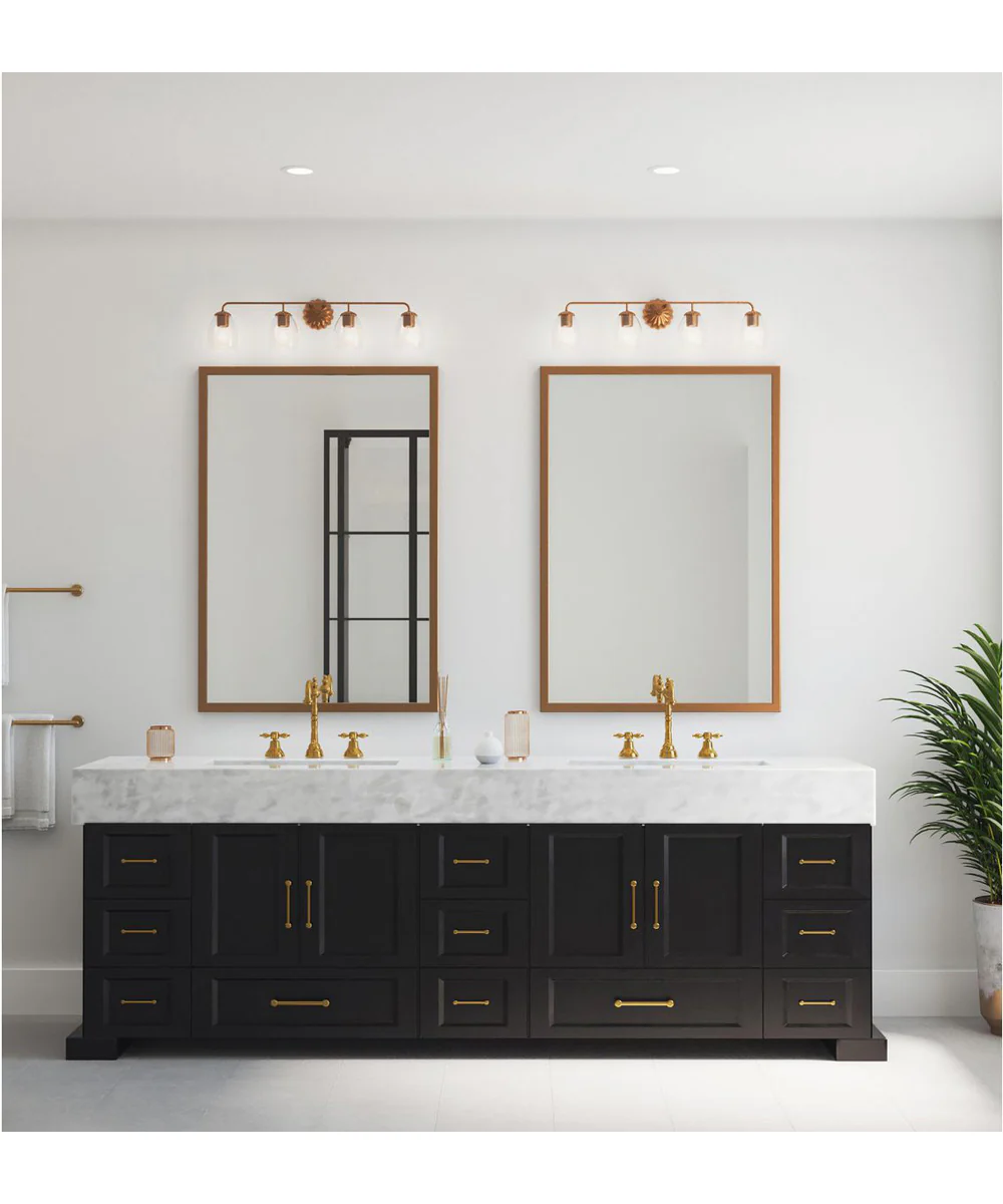 Quillan 4-Light Transitional Bath & Vanity Light Gold Ombre - Image 2