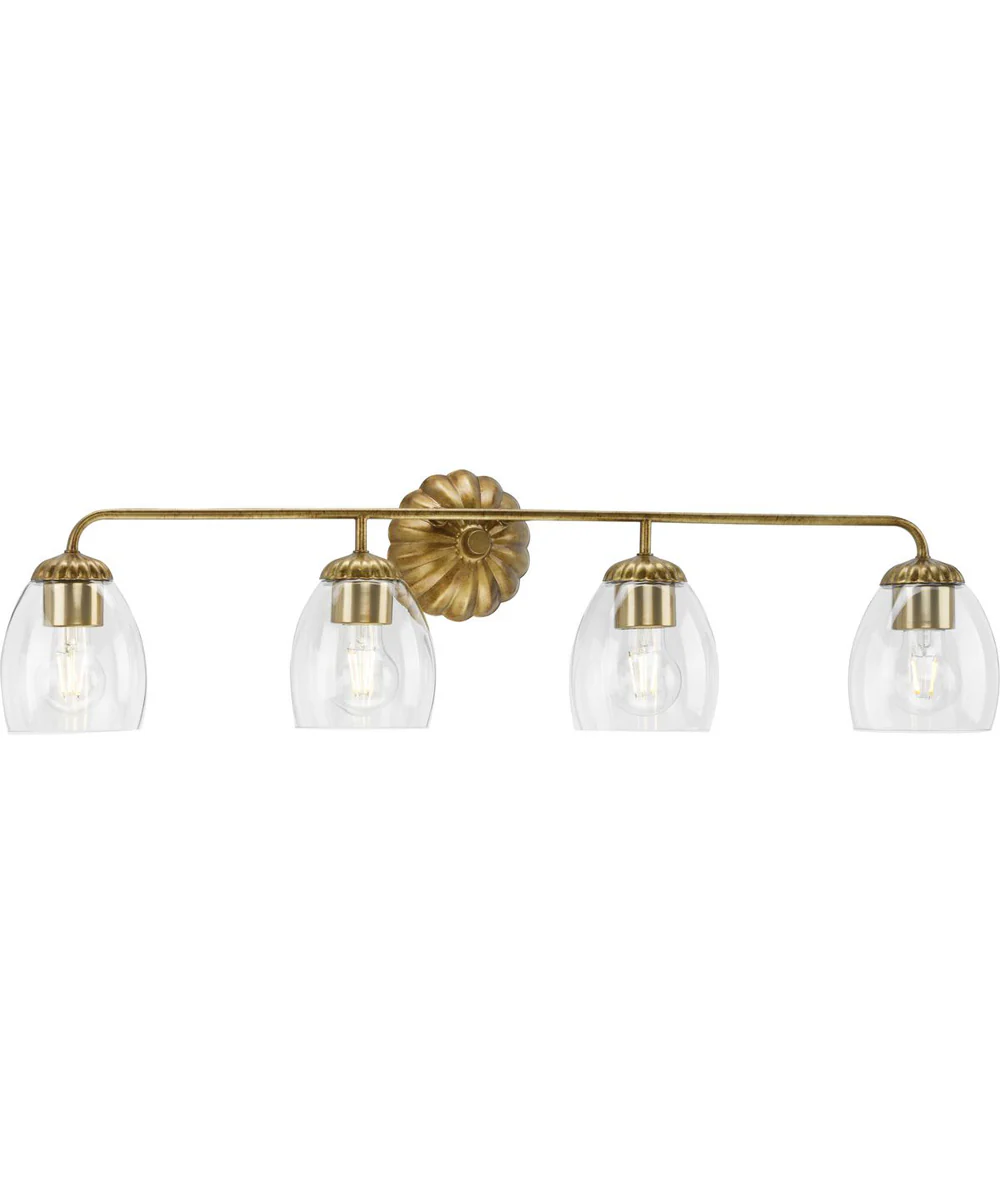 Quillan 4-Light Transitional Bath & Vanity Light Gold Ombre - Image 3