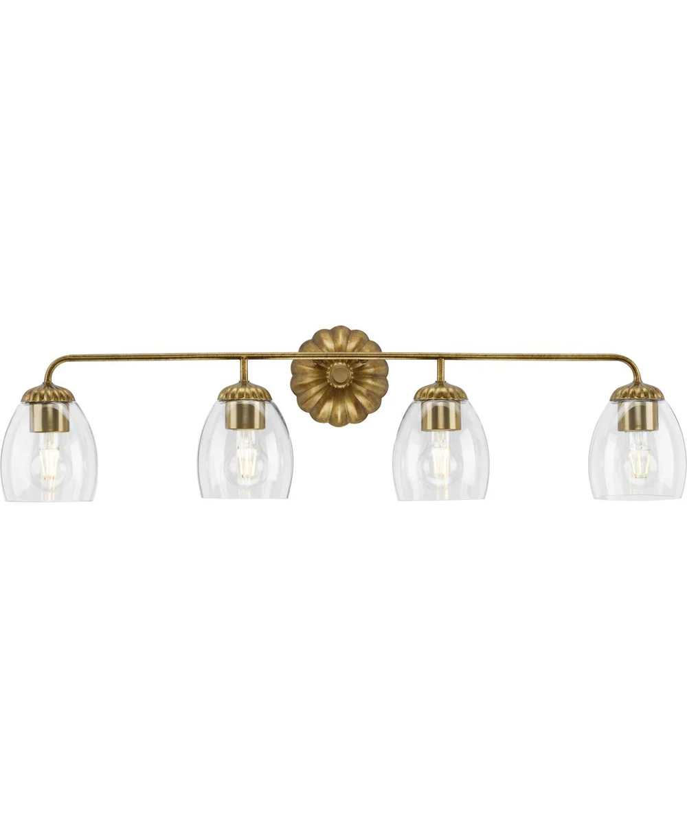 Quillan 4-Light Transitional Bath & Vanity Light Gold Ombre - Image 6