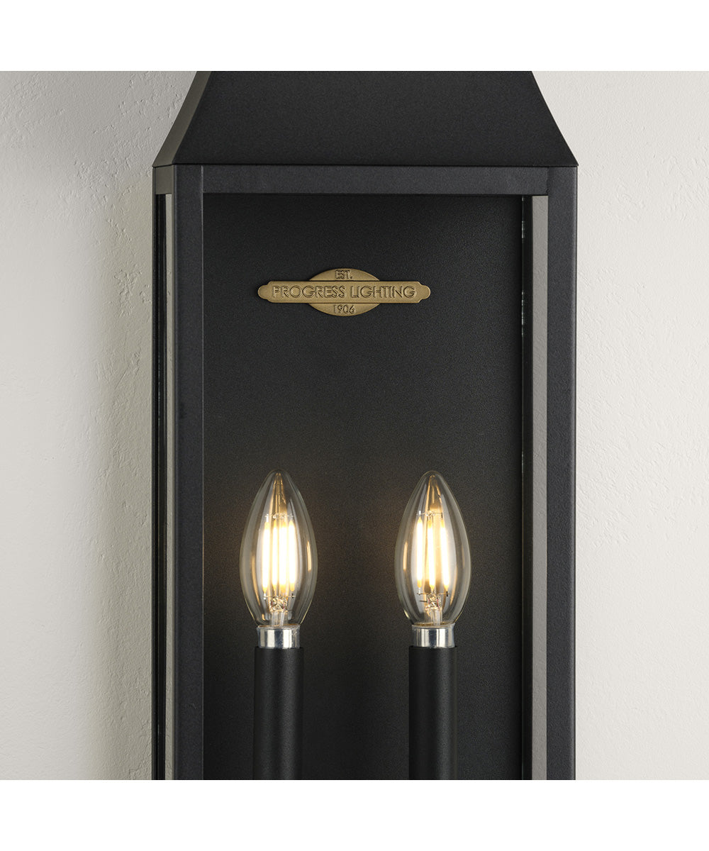Radcliffe 2-Light Large Outdoor Wall Lantern Black - Image 6