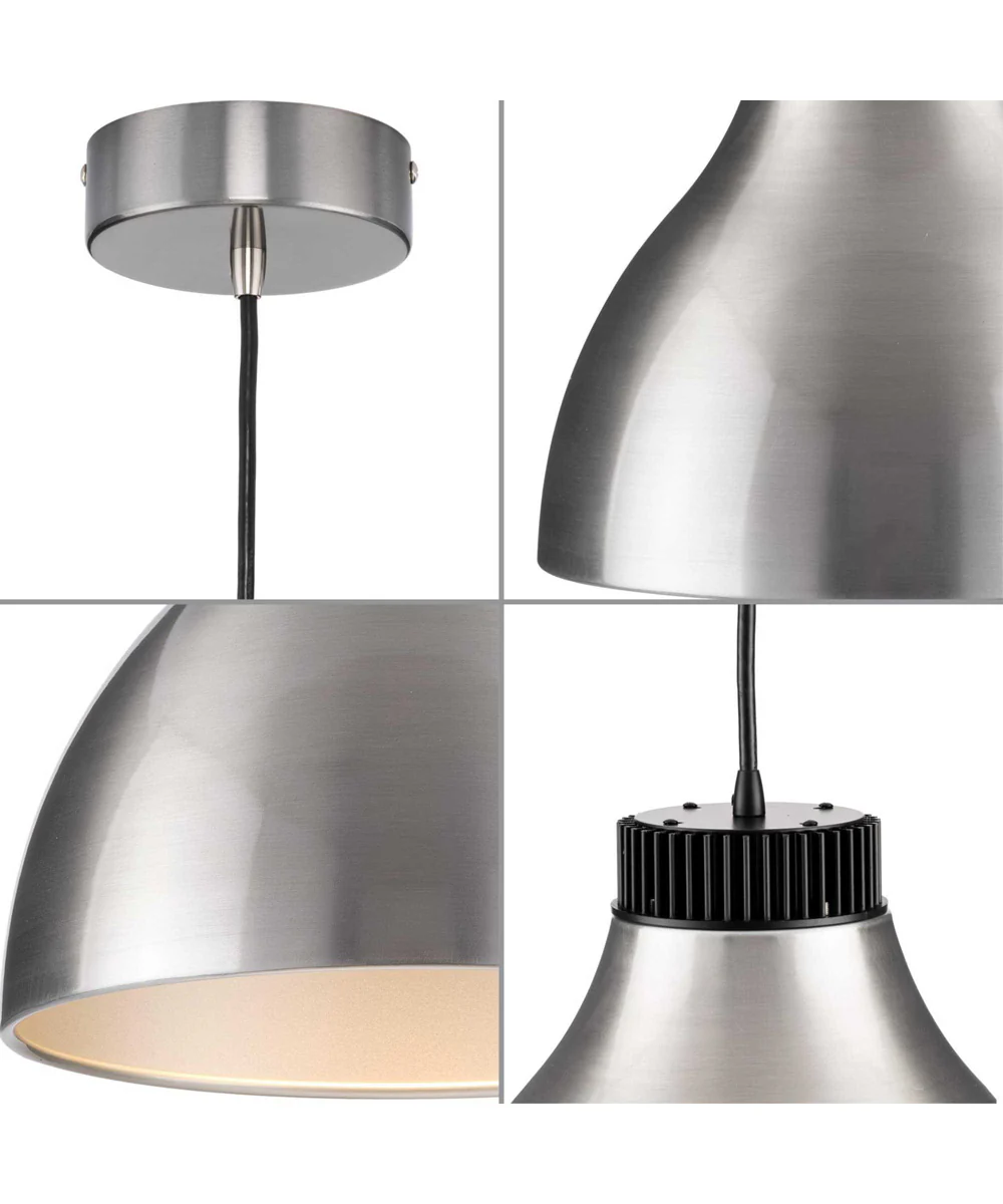 Radian LED Modern Metal Pendant Brushed Nickel - Image 2