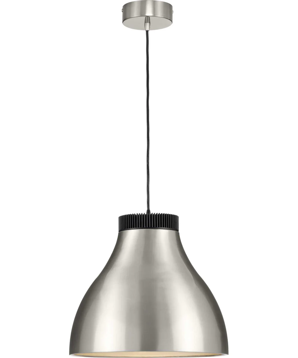 Radian LED  Modern Metal Pendant Brushed Nickel - Image 4