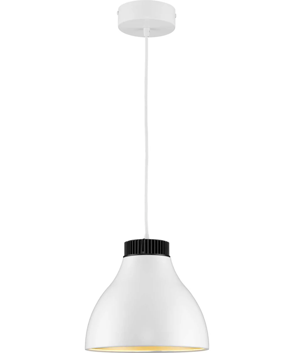 Radian LED Modern Metal Pendant Satin White - Image 4