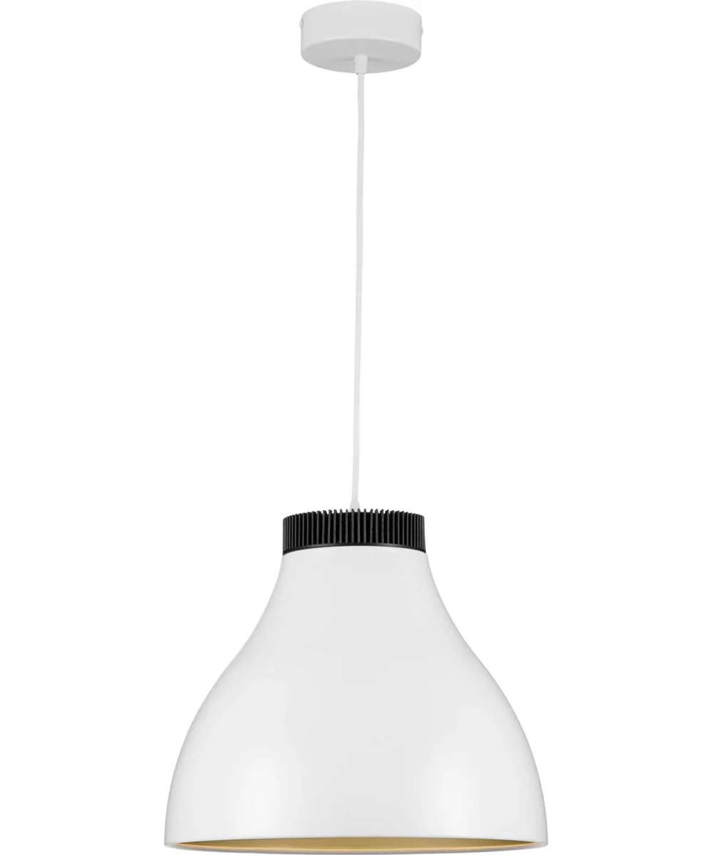 Radian LED Modern Metal Pendant Satin White - Image 3