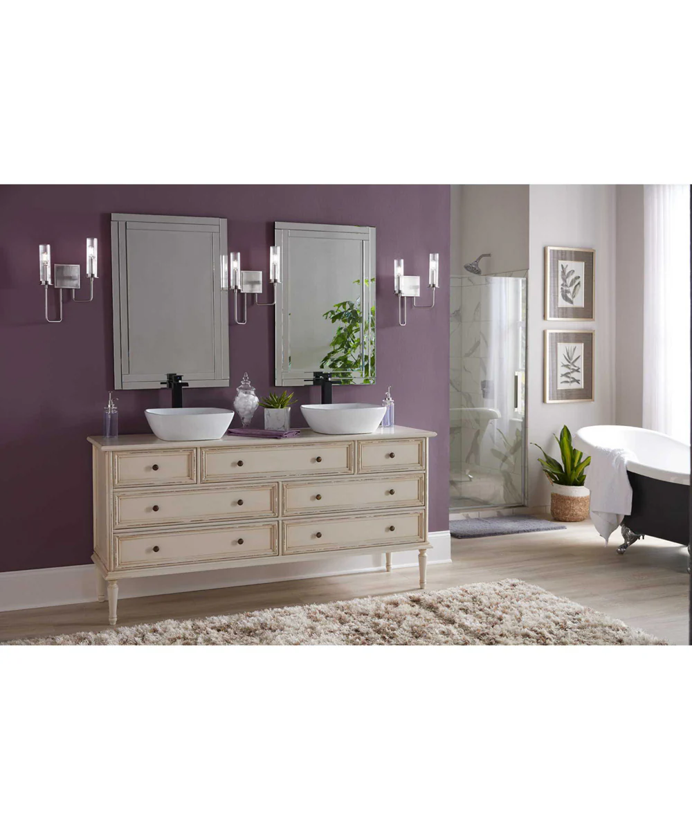 Rainey 2-Light Wall Bracket Brushed Nickel - Image 3
