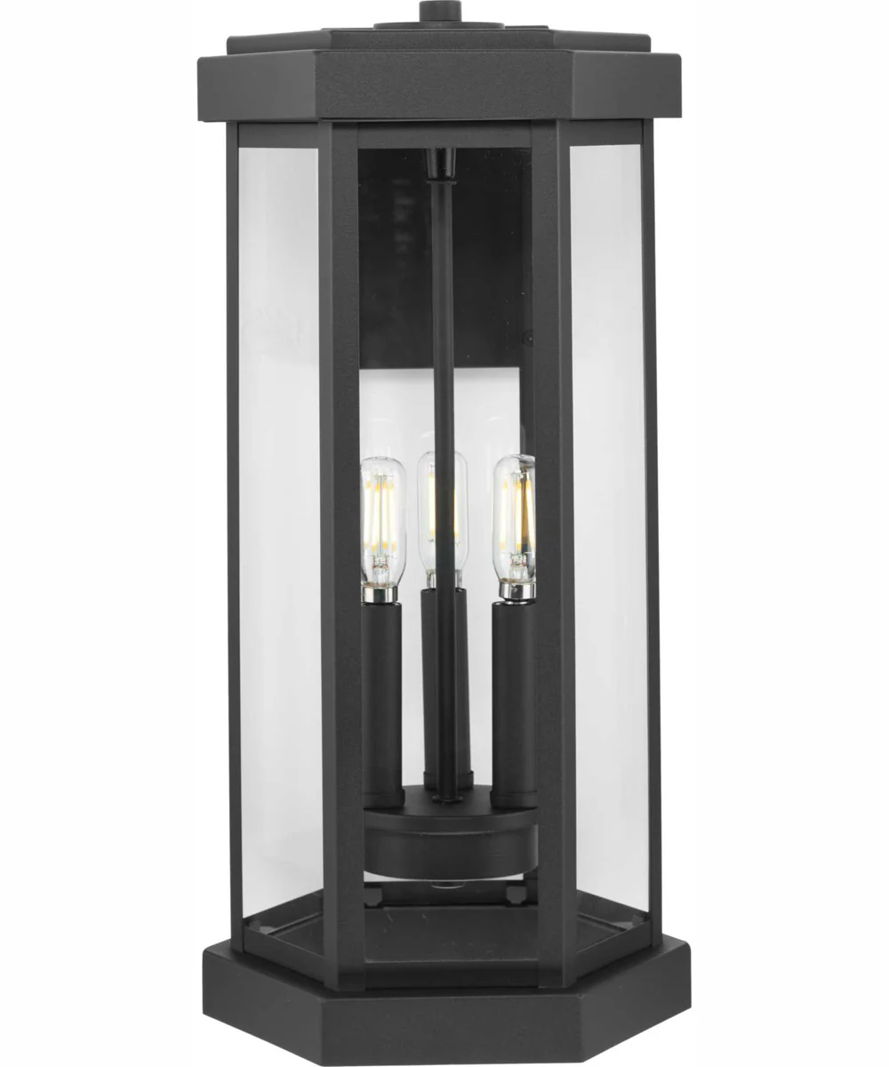 Ramsey Modern Farmhouse Outdoor Large Wall Lantern Textured Black - Image 7