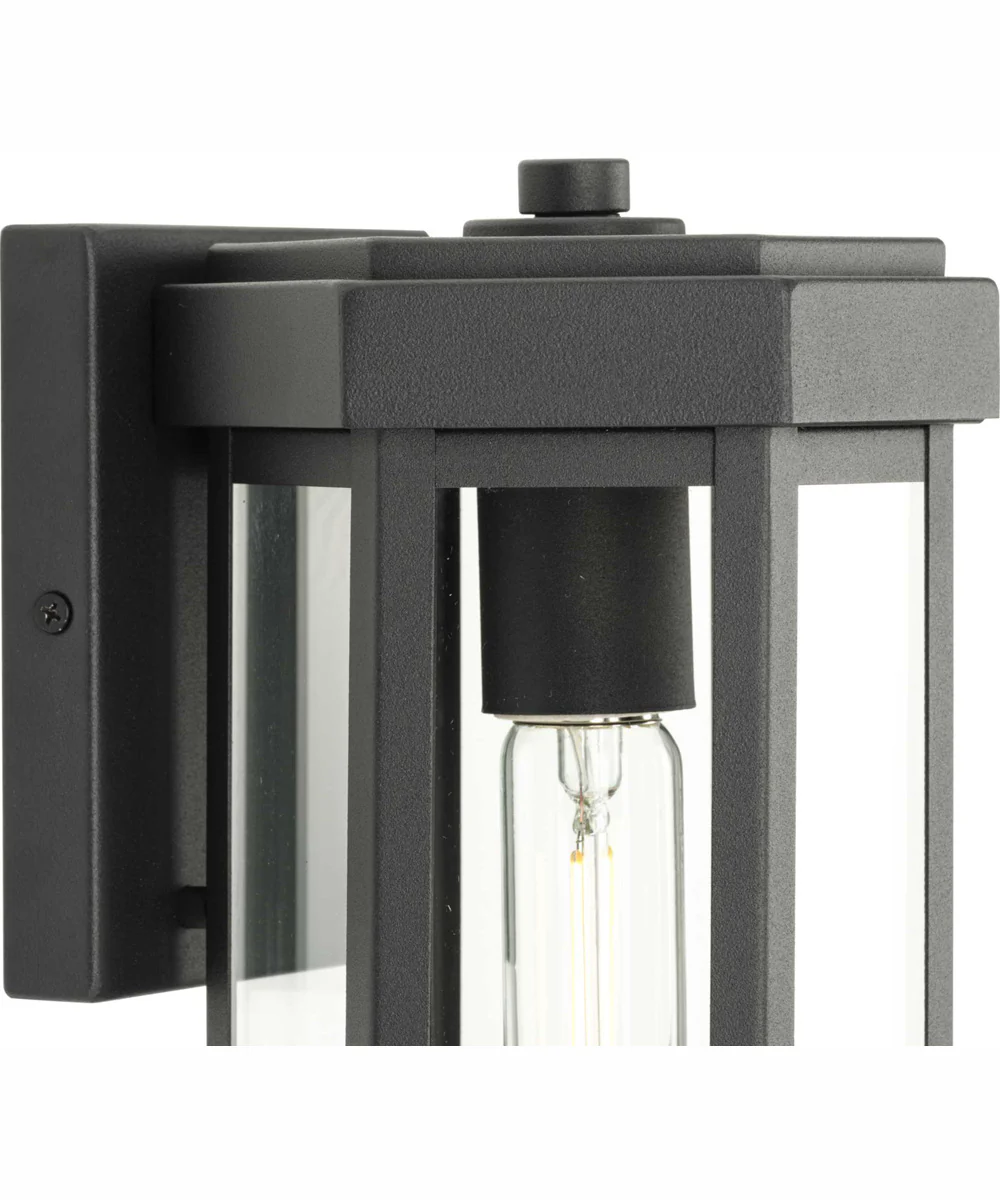 Ramsey Modern Farmhouse Outdoor Medium Wall Lantern Textured Black - Image 3