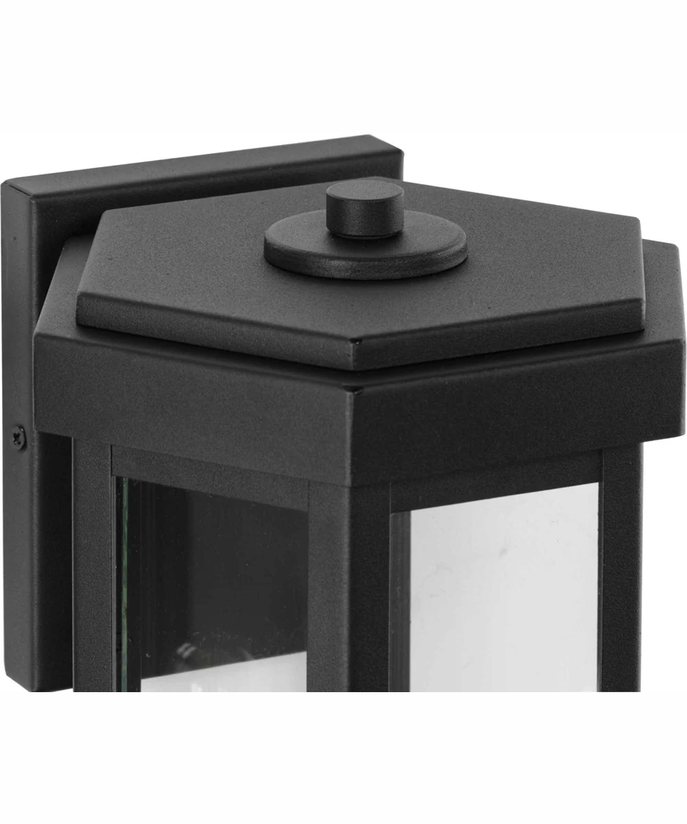 Ramsey Modern Farmhouse Outdoor Medium Wall Lantern Textured Black - Image 6