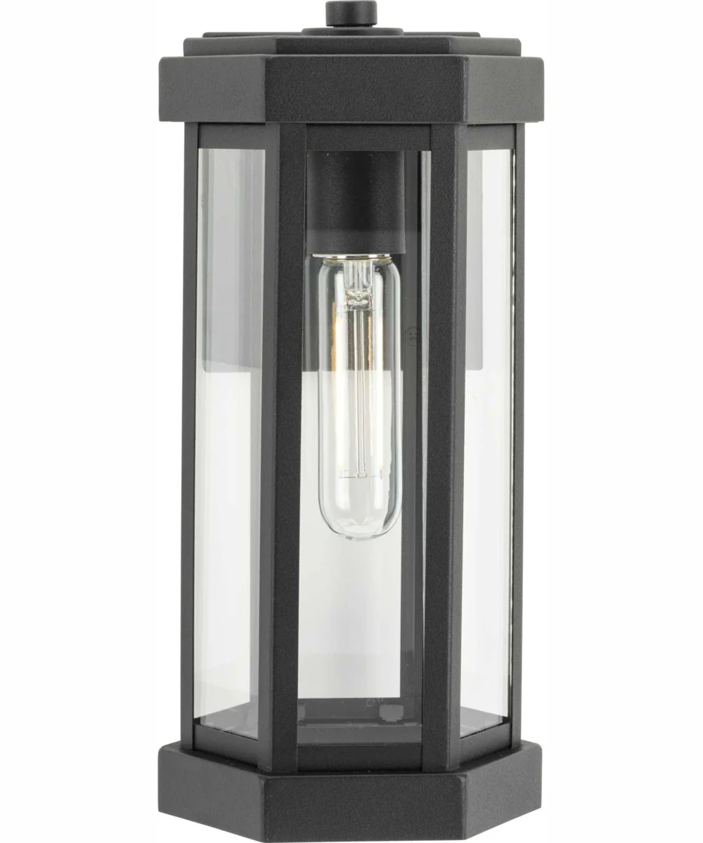 Ramsey Modern Farmhouse Outdoor Small Wall Lantern Textured Black - Image 10