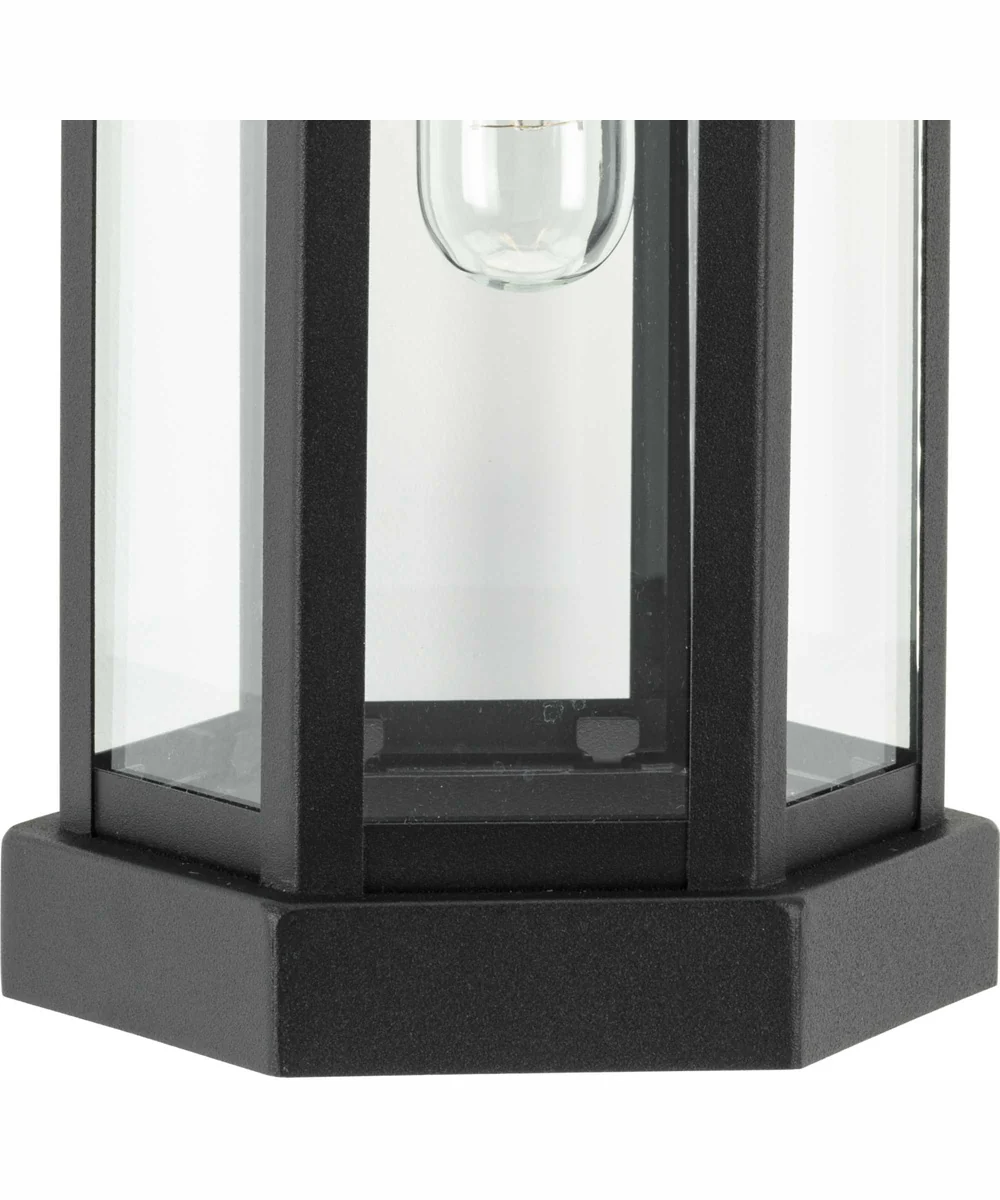 Ramsey Modern Farmhouse Outdoor Small Wall Lantern Textured Black - Image 6