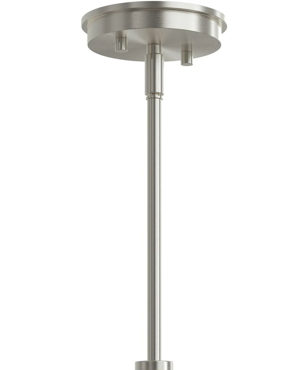 Reines 1-Light Pendant with Opal Glass Shade Brushed Nickel - Image 5