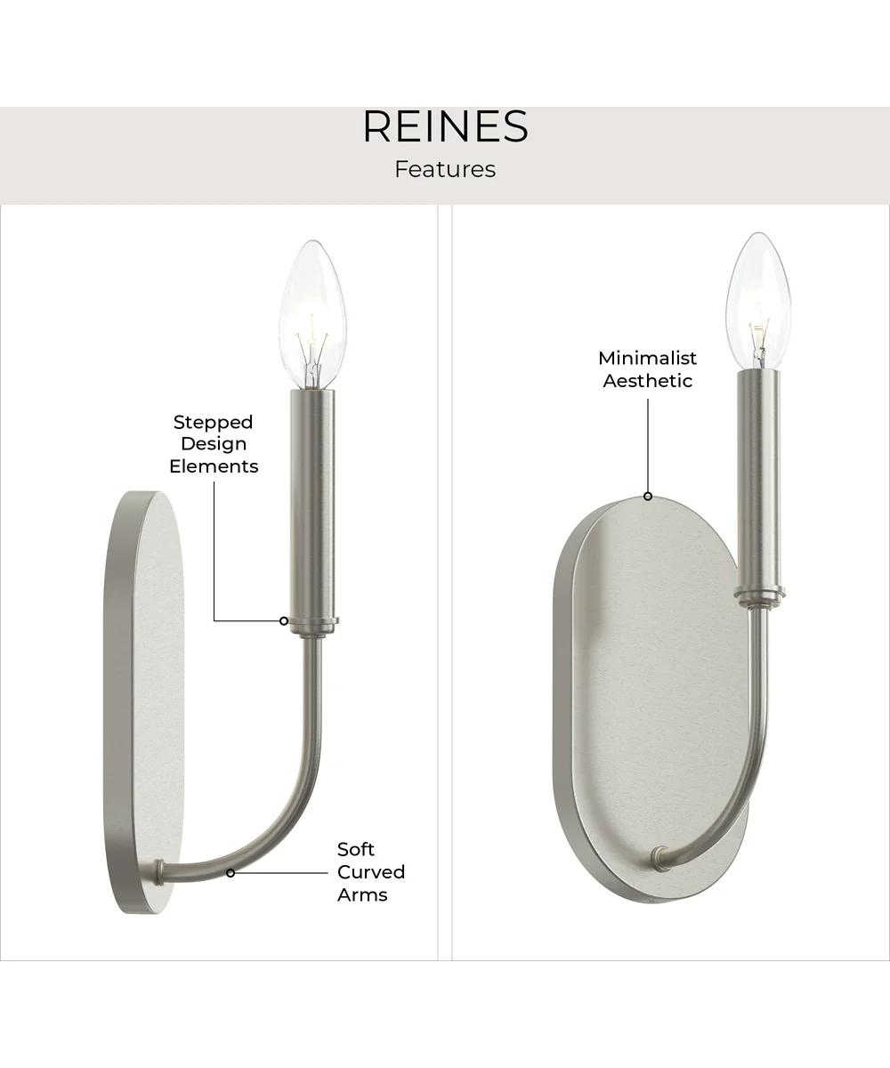Reines 1-Light Wall Sconce Brushed Nickel - Image 8