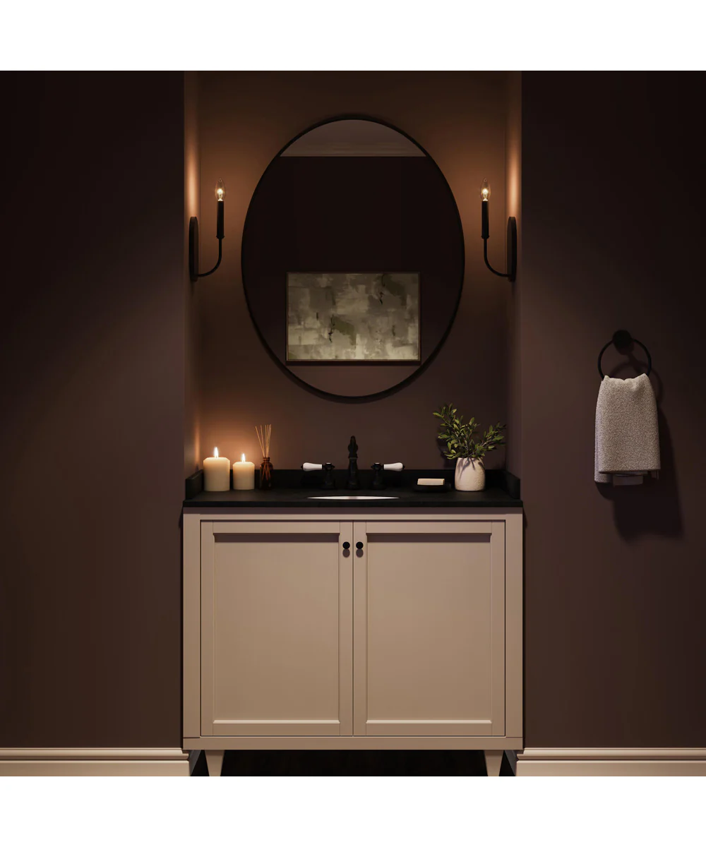 Reines 1-Light Wall Sconce Matte Black - Image 3