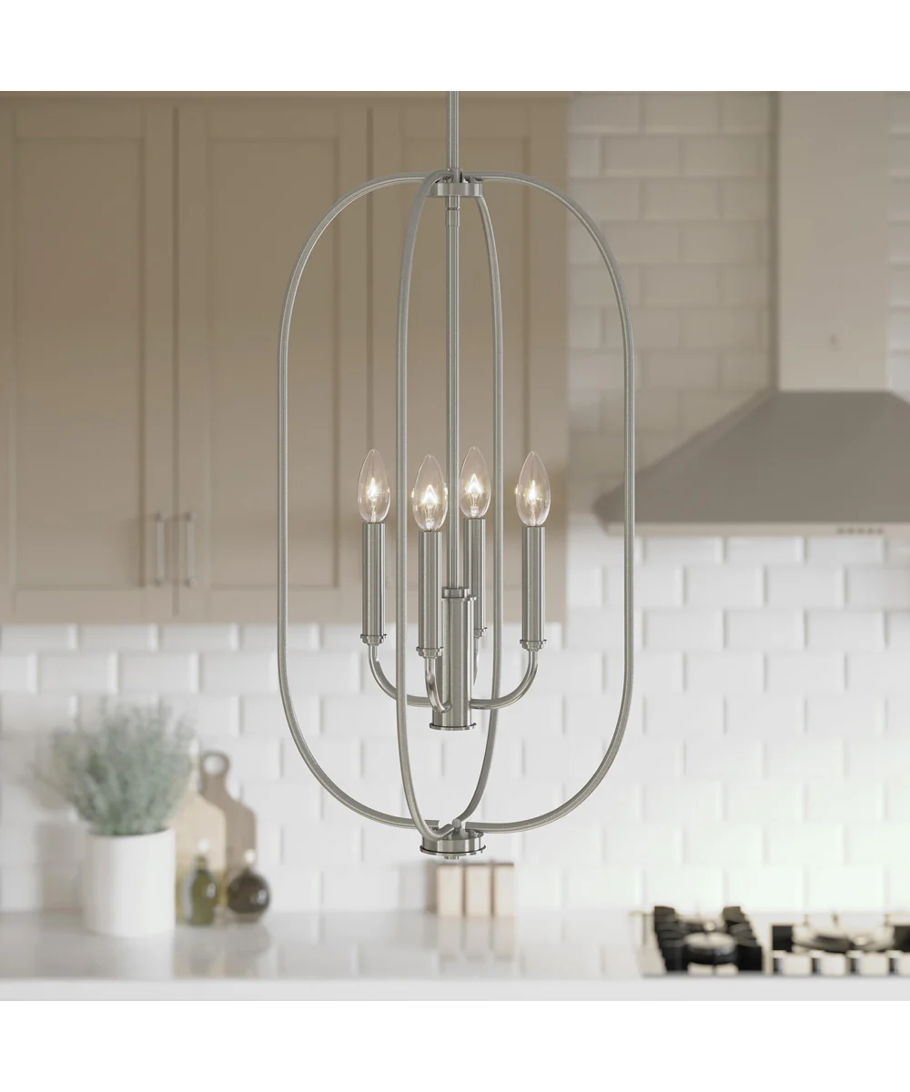 Reines 4-Light Foyer Pendant Brushed Nickel - Image 10