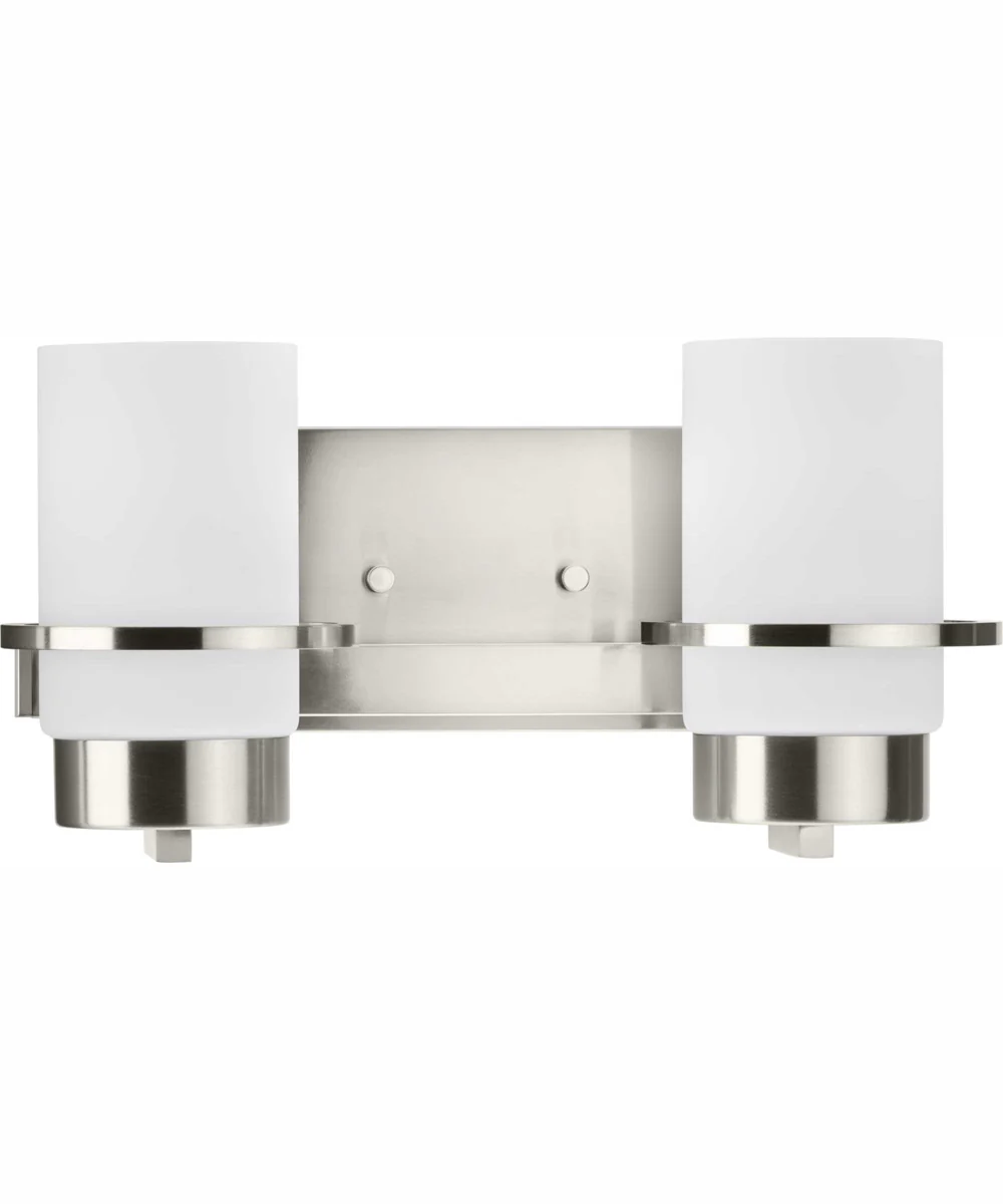 Reiss 2-Light Modern Farmhouse Vanity Light Brushed Nickel - Image 9