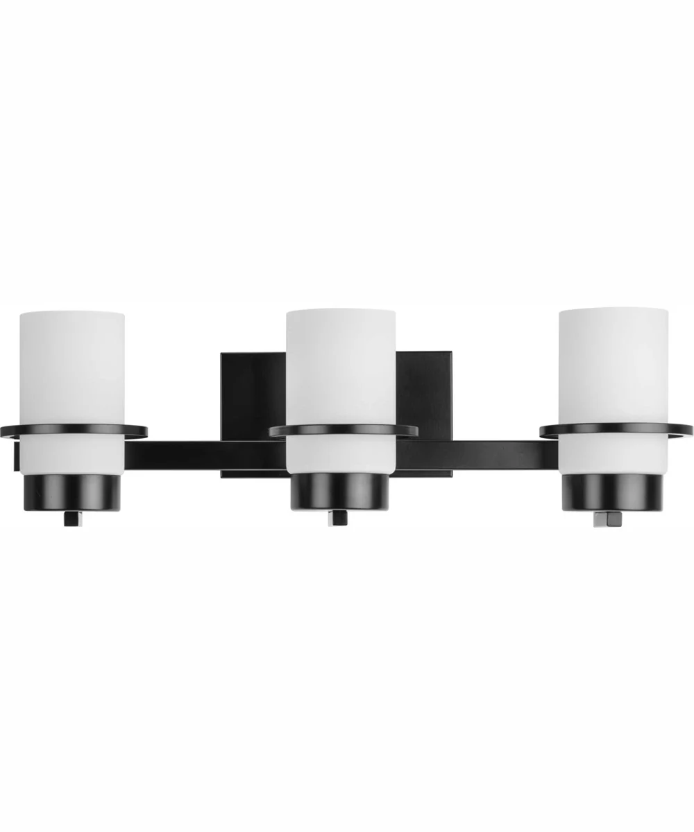 Reiss 3-Light Modern Farmhouse Vanity Light Matte Black - Image 9