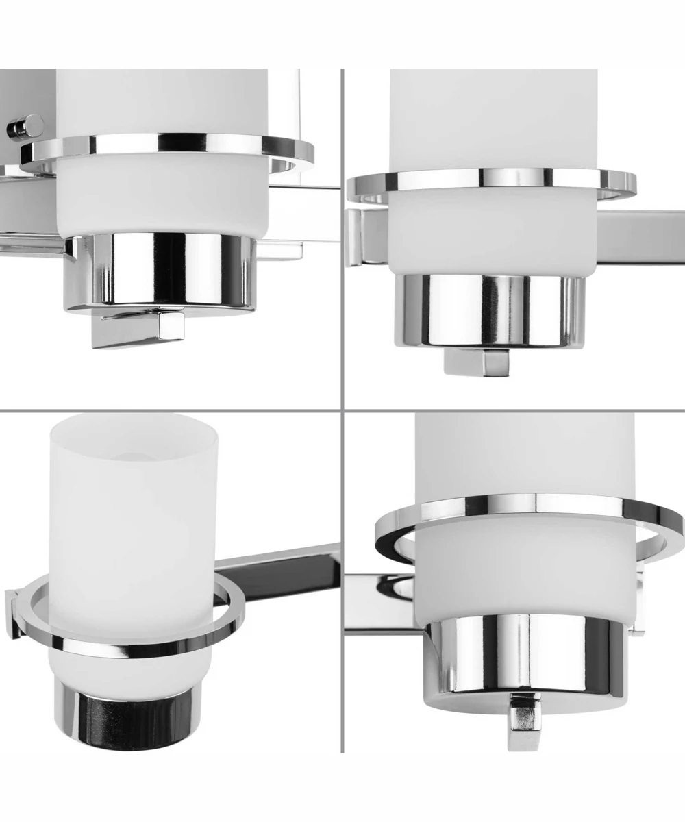 Reiss 3-Light Modern Farmhouse Vanity Light Polished Chrome - Image 5